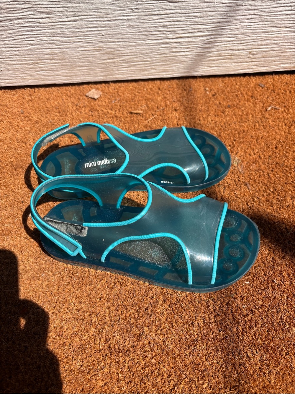 Mini Melissa Aqua sandals
